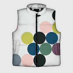 Мужской жилет Кластер чил - абстракция, цвет: 3D-черный