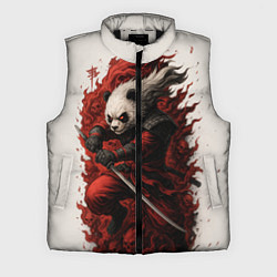 Мужской жилет Демоническая панда самурай - нейроарт