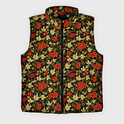 Мужской жилет Традиционный русский узор, цвет: 3D-черный