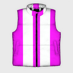 Мужской жилет Color white pink lines