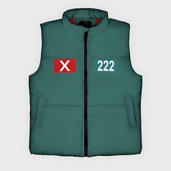 Мужской жилет Игра кальмара 222, цвет: 3D-красный