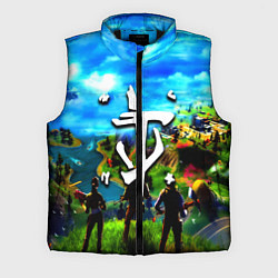 Мужской жилет Fortnite x doom logo, цвет: 3D-черный