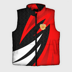 Мужской жилет Россия - красный спорт, цвет: 3D-черный