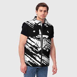 Мужской жилет Doom краски полосы, цвет: 3D-черный — фото 2
