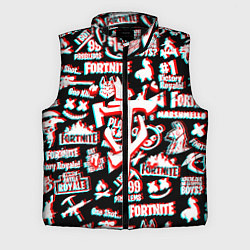 Мужской жилет Doom x fortnite glitch, цвет: 3D-черный