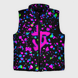 Мужской жилет Doom цветные краски, цвет: 3D-черный