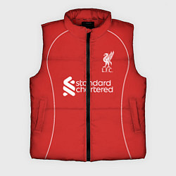Мужской жилет Салах, Ливепрпуль домашняя форма 2025 2026, цвет: 3D-красный