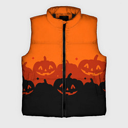 Мужской жилет Хэллоуин счастливые тыквы, цвет: 3D-черный
