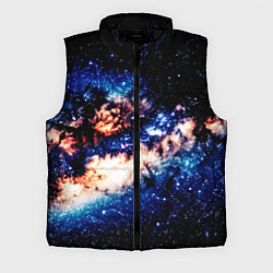 Мужской жилет Бесконечный космос и туманность, цвет: 3D-черный