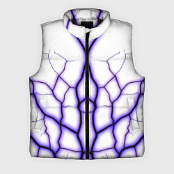 Мужской жилет Color white purple, цвет: 3D-черный