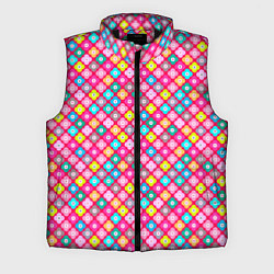 Мужской жилет Разноцветный цветочный узор ретро