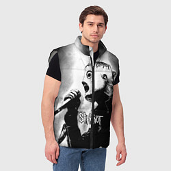 Мужской жилет Slipknot, цвет: 3D-светло-серый — фото 2