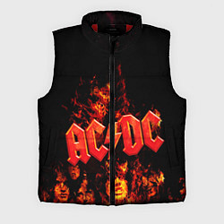 Мужской жилет AC/DC Flame, цвет: 3D-красный