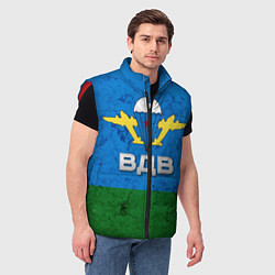 Мужской жилет Флаг ВДВ, цвет: 3D-красный — фото 2