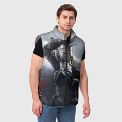 Мужской жилет Геральт, цвет: 3D-светло-серый — фото 2