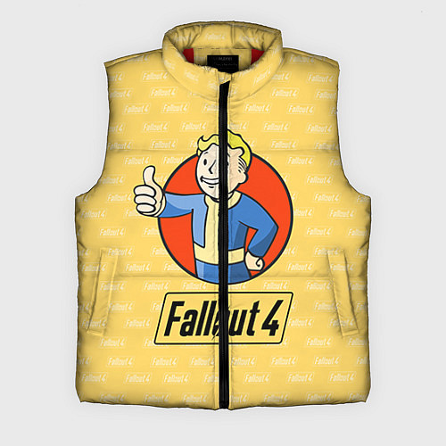 Мужской жилет Fallout 4: Pip-Boy / 3D-Красный – фото 1