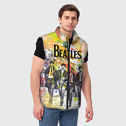 Мужской жилет The Beatles: Colour Spray, цвет: 3D-черный — фото 2