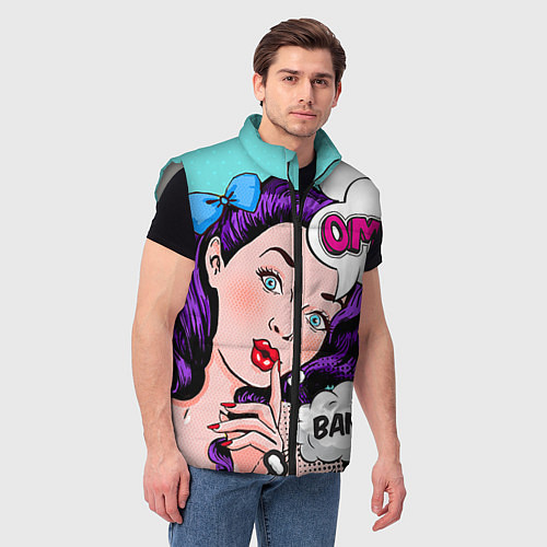 Мужской жилет PO ART / 3D-Светло-серый – фото 3