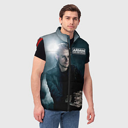 Мужской жилет Armin Van Buuren, цвет: 3D-красный — фото 2