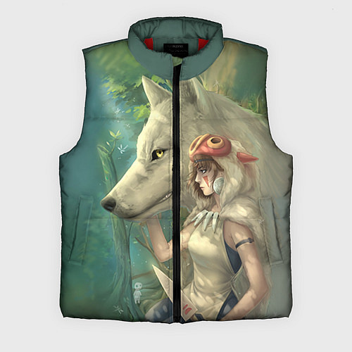 Мужской жилет Принцесса и волк / 3D-Красный – фото 1