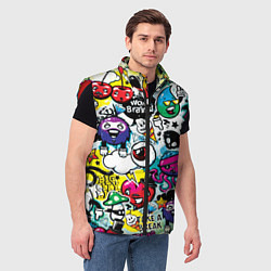 Мужской жилет Bombing, цвет: 3D-красный — фото 2