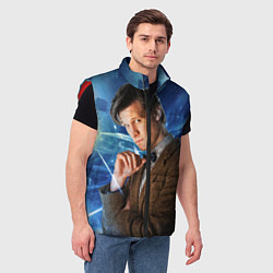 Мужской жилет 11th Doctor Who, цвет: 3D-красный — фото 2