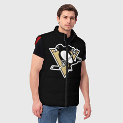 Мужской жилет Pittsburgh Penguins: Malkin, цвет: 3D-красный — фото 2