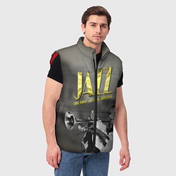 Мужской жилет Луи Армстронг, цвет: 3D-красный — фото 2