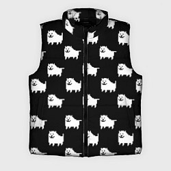 Мужской жилет Undertale Annoying dog, цвет: 3D-черный