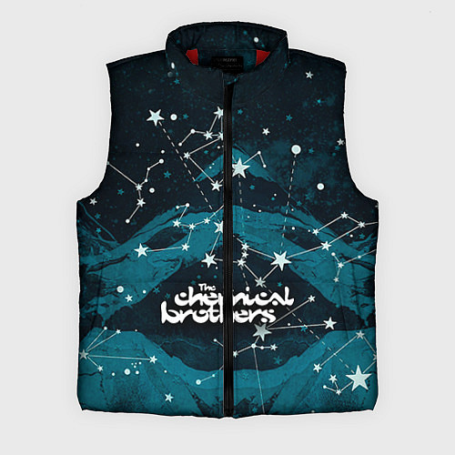 Мужской жилет Chemical Brothers: Space / 3D-Красный – фото 1
