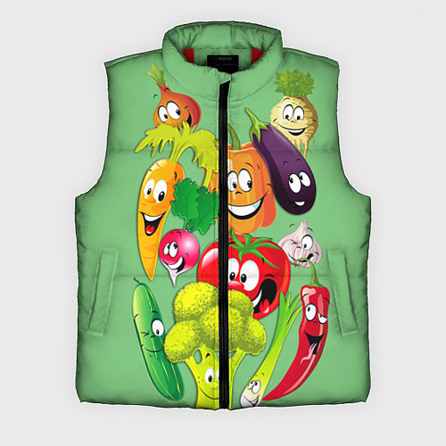 Мужской жилет Правильное питание / 3D-Красный – фото 1