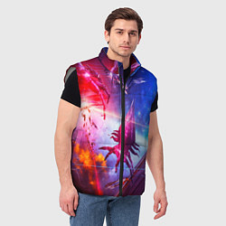 Мужской жилет Mass effect, цвет: 3D-светло-серый — фото 2