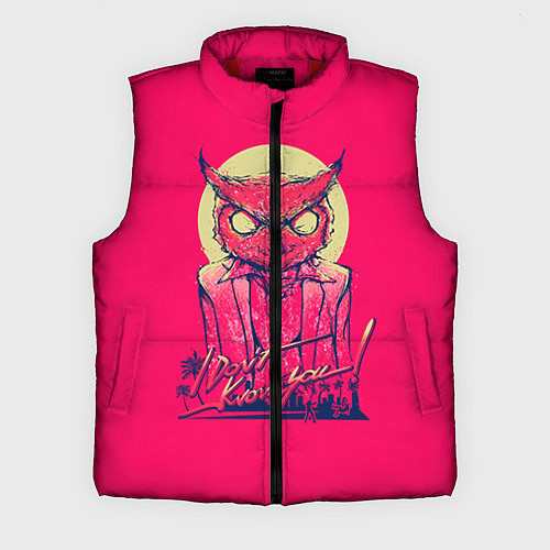 Мужской жилет I don't know you / 3D-Красный – фото 1