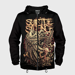 Ветровка с капюшоном мужская Suicide Silence, цвет: 3D-черный