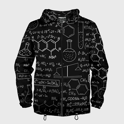 Мужская ветровка Химия / 3D-Черный – фото 1