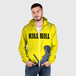 Ветровка с капюшоном мужская Kill Bill, цвет: 3D-белый — фото 2