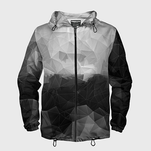 Мужская ветровка Polygon gray / 3D-Черный – фото 1