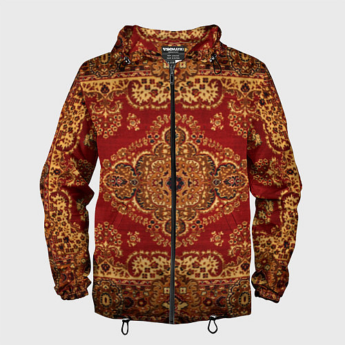 Мужская ветровка Человек-ковер / 3D-Черный – фото 1