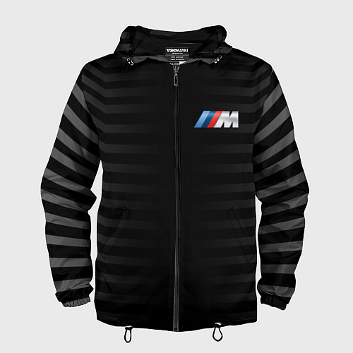 Мужская ветровка BMW M BLACK & GREY / 3D-Черный – фото 1