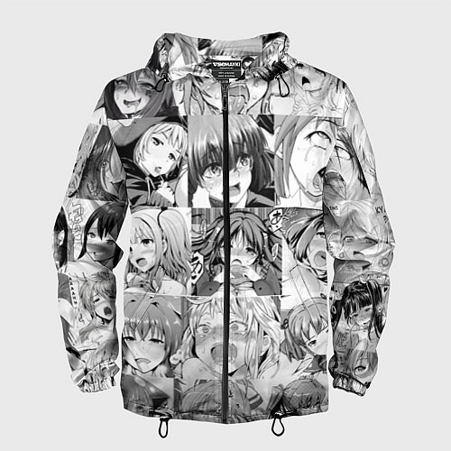Мужская ветровка Японская анимация компиляция / 3D-Черный – фото 1