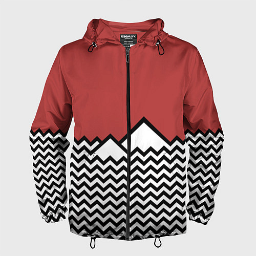 Мужская ветровка Горы Твин Пикс / 3D-Черный – фото 1