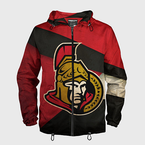 Мужская ветровка HC Ottawa Senators: Old Style / 3D-Черный – фото 1