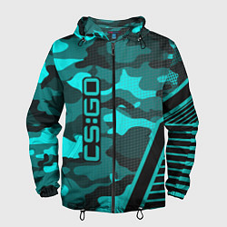 Мужская ветровка CS:GO Blue Camo