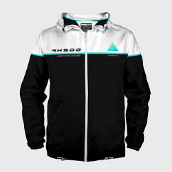 Ветровка с капюшоном мужская Detroit: RK900, цвет: 3D-белый