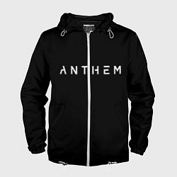 Ветровка с капюшоном мужская ANTHEM: Black Style, цвет: 3D-белый