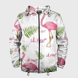 Мужская ветровка Lil Peep: Pink Flamingo