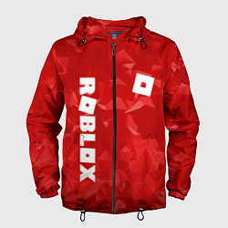 Ветровка с капюшоном мужская ROBLOX: Red Style, цвет: 3D-черный