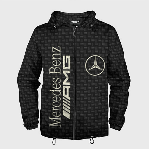 Мужская ветровка Mercedes AMG: Dark Side / 3D-Черный – фото 1