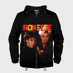 Ветровка с капюшоном мужская Roxette, цвет: 3D-черный