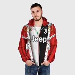Ветровка с капюшоном мужская King Juventus, цвет: 3D-белый — фото 2